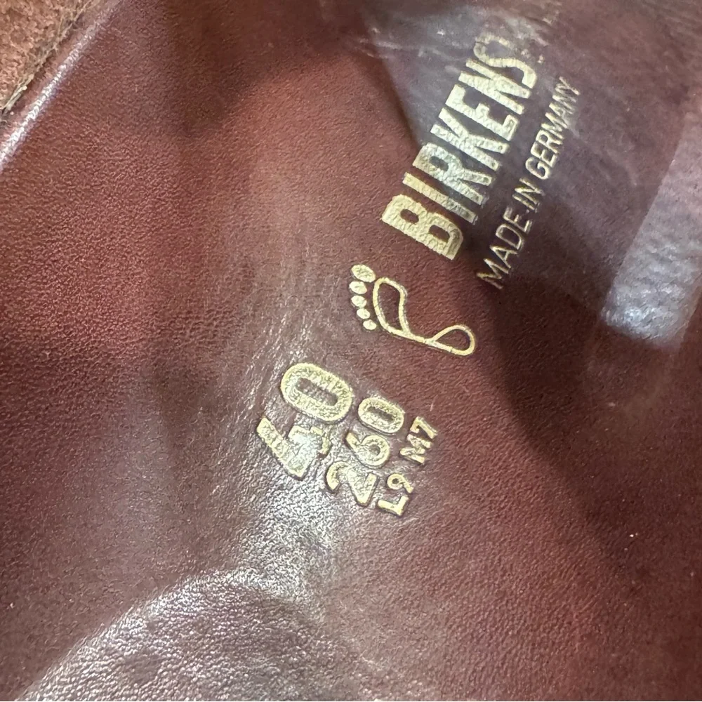 Birkenstock Gizeh Big Buckle High Shine Chocolate Leather Patent size 40 US 9 - Picture 5 of 6